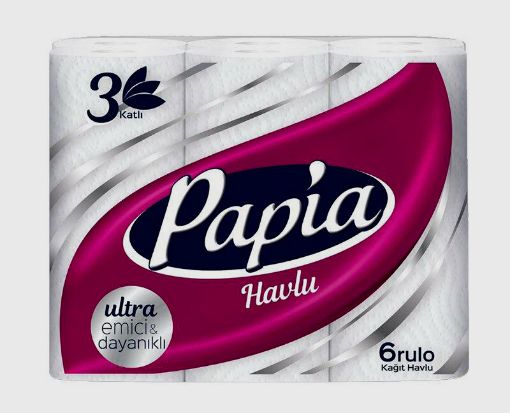 PAPİA HAVLU 6'LI. ürün görseli