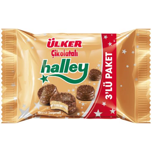 ÜLKER HALLEY MİNİ GRANÜL 3 'LÜ 198 GR.. ürün görseli
