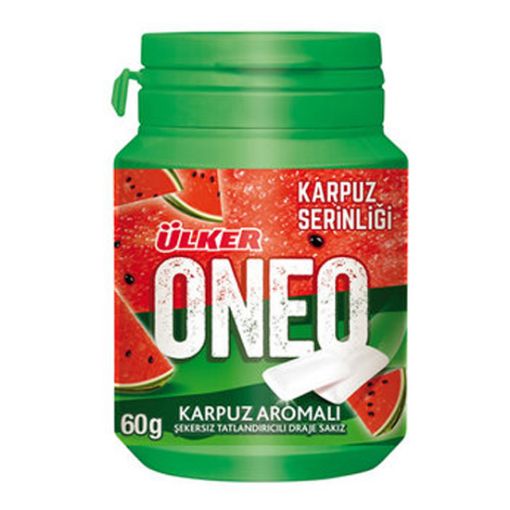 ÜLKER ONEO 60 GR KARPUZ BOTTLE DRAJE SAKIZ. ürün görseli