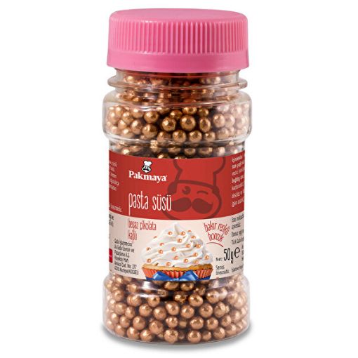 PAKMAYA PASTA SÜSÜ BAKIR BONCUK 50 GR. ürün görseli
