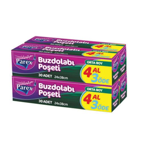 PAREX BUZD. POŞETİ 4 AL 3 ÖDE ORTA 80'Lİ. ürün görseli