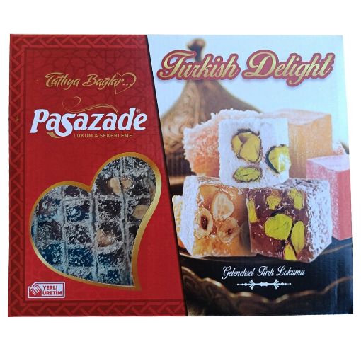 PAŞAZADE LOKUM 1 KG HİN.CEV.FIND.KAKAOLU DUBLE. ürün görseli