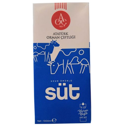 ATATÜRK OR.ÇİFT. Y.YAĞLI SÜT 1 LT. ürün görseli