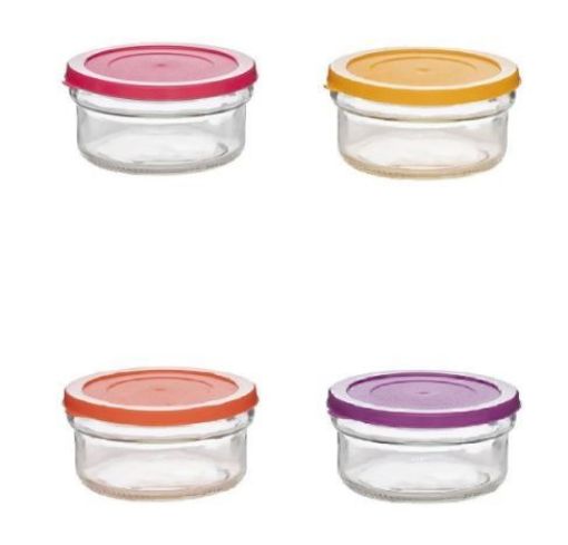 PB. ZURİ YUVARLAK SAKLAMA KABI 4'LÜ. ürün görseli