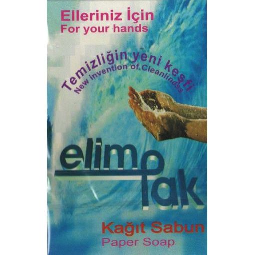 ELİMPAK KAĞIT EL SABUNU 15 YAPRAK. ürün görseli