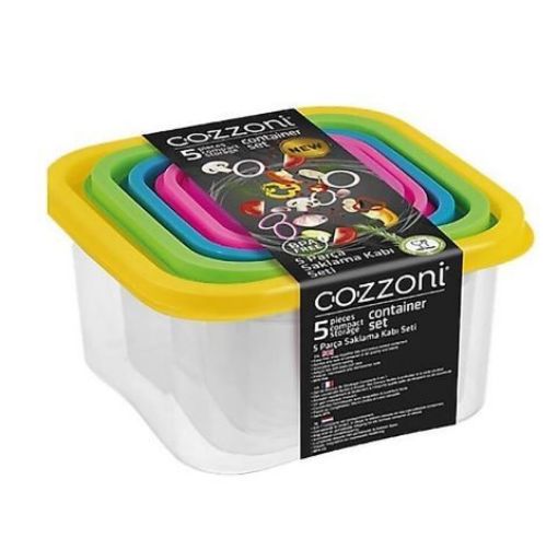 COZZONİ SAKLAMA KABI 5'Lİ. ürün görseli
