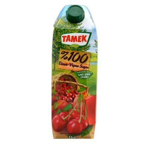 TAMEK %100 ELMA - VİŞNE 1 LT. ürün görseli