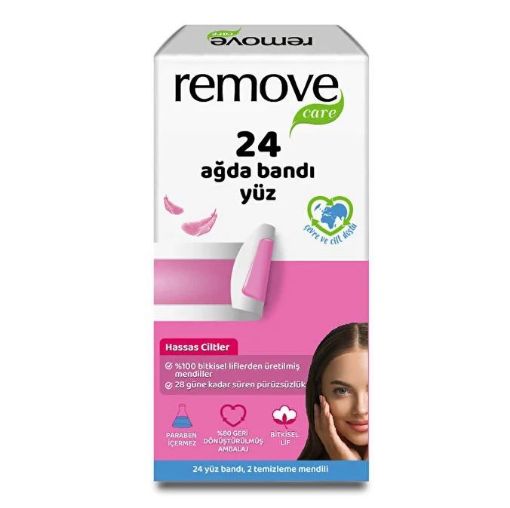 REMOVE YÜZ AĞDA BANDI 24'LÜ HASSAS CİLTLER. ürün görseli