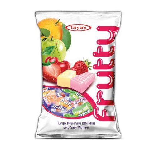 TAYAŞ  DAMLA TOFFE FRUTTİ ŞEKER 1 KĞ. ürün görseli