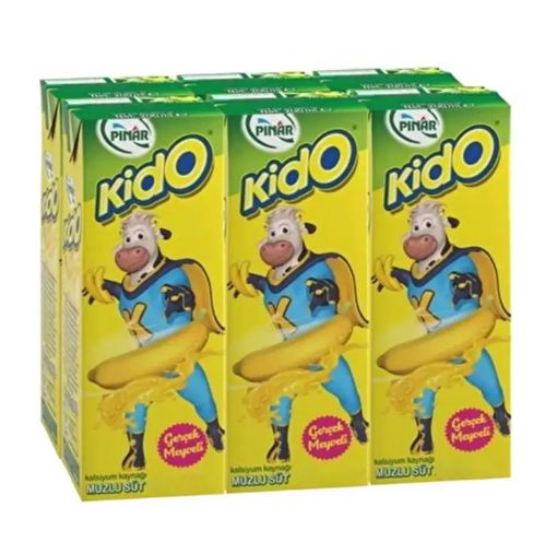 PINAR KİDO SÜT MUZLU 6X180 ML. ürün görseli