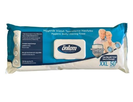 ÖNLEM  VÜCUT TEM.HAVLUSU 2XL 50 Lİ. ürün görseli