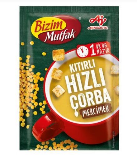 BİZİM HIZLI ÇORBA MERCİMEK 18 GR.. ürün görseli