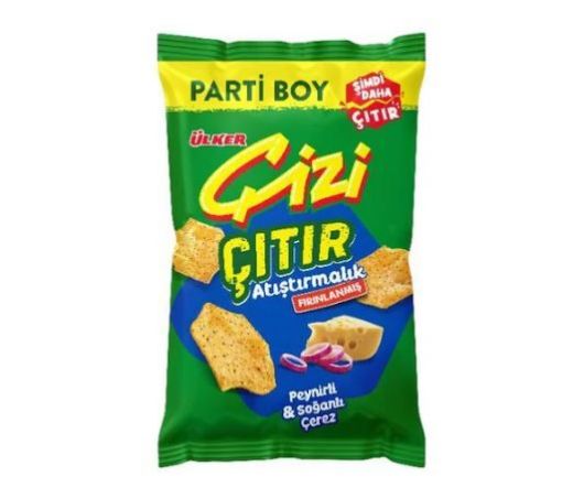 ÜLKER ÇİZİ PEYNİR&SOĞAN 160 GR PARTİBOY. ürün görseli