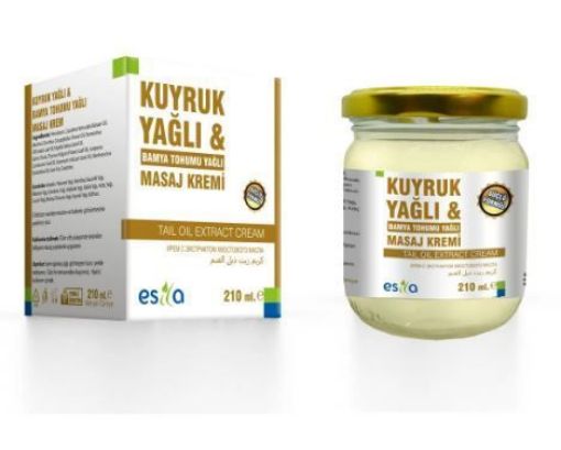ESİLA KUYRUK YAĞLI&BAMYA TOH. MASAJ KREM 210 ML. ürün görseli
