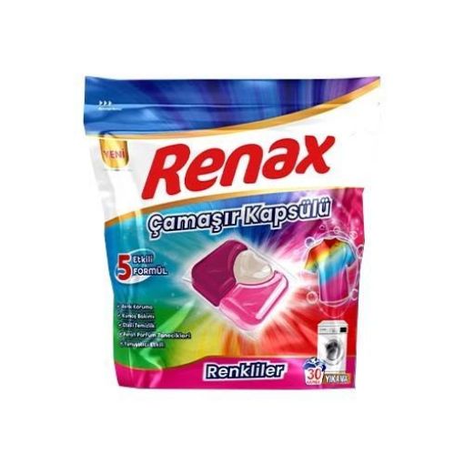 RENAX ÇAM.MAKİNE KAPSÜLÜ 30 LU RENKLİLER. ürün görseli