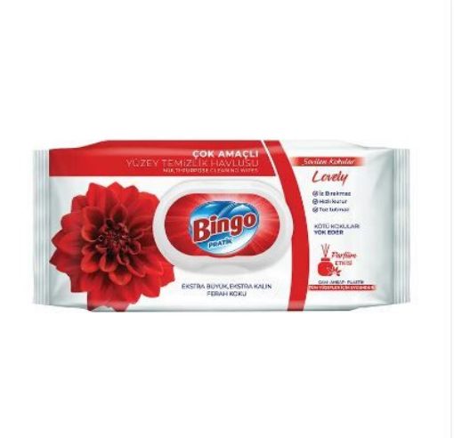 BİNGO YÜZEY TEMİZLİK HAVLUSU 96 LI LOVLY. ürün görseli