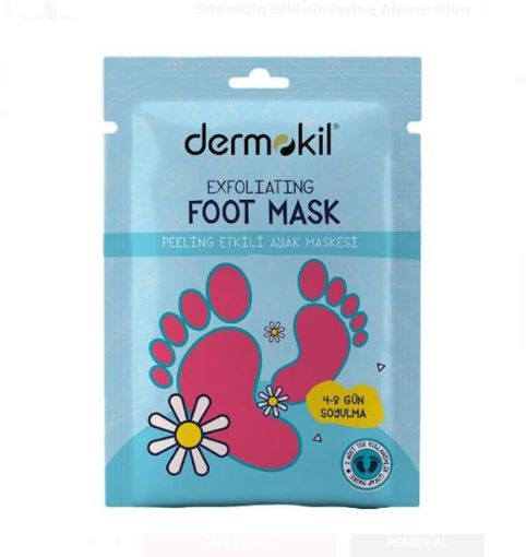 DERMOKİL PEELİNG AYAK MASKESİ 30 ML SOYULABİLİR. ürün görseli
