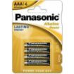 PANASONIC İNCE PİL ALKALİN  1,5 VOLT POWER  4 LÜ. ürün görseli